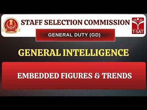 SSC GD | General Intelligence - Embedded Figures & Trends | T-SAT