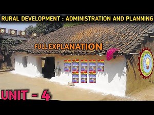 Rural Development Administration And Planning AKTU [✓UNIT-4] FULL EXPLANATION #Ruraldevelopmentaktu