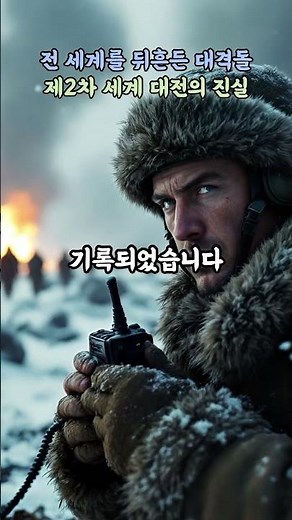 전 세계를 뒤흔든 대격돌 제2차 세계 대전의 진실