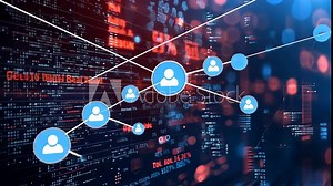 software developer and computer script abstract technological background in programming. Video Stock Video