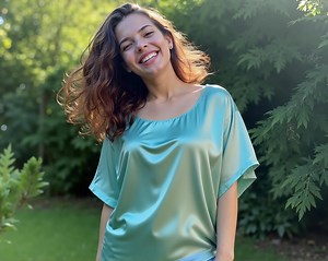 Satin Blouse Top, Womens Shirt, Plus Size Clothing, Comfortable Lounge and Sleepwear, Perfect Gift for Her Work From Home Christmas Gifts - Etsy