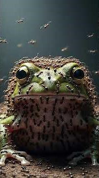 Ants Erase a Frog: Graphic 60-Second Nature Cleanup Time-Lapse | #Wildlife