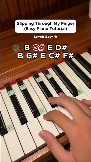 Slipping Through My Fingers - ABBA (Cole Swensen's Cover) easy piano tutorial
