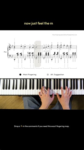 Why Merry Go Round of Life Hits Different With Fingering Numbers 🎹
