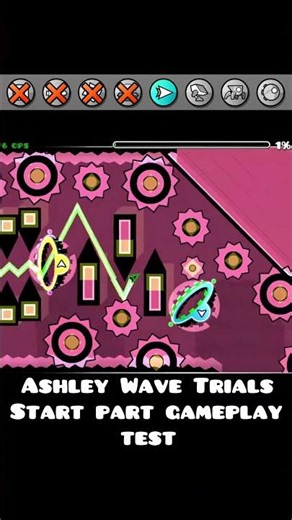 Geometry Dash Ashley Wave Tri #geometrydash #gd #геометридеш #гд #рек #рекомендации #recommendations