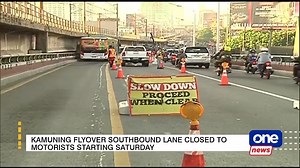 2.9K views | Heads up, motorists! The entire southbound lane of the EDSA-Kamuning flyover will be closed for 30 days starting June 25 for emergency repair, MMDA says. Motorists are advised to use the Mabuhay lanes as alternate routes. Get updates via Viber: https://bit.ly/36uQLSo Join us on Telegram: https://t.me/onenewsph | ONE News | Facebook