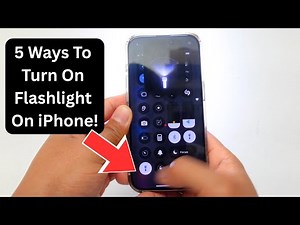 5 Ways To Turn On The Flashlight On Your iPhone!