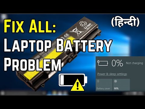 Fix All Laptop Battery Problems | Battery NOT charging stuck on 0%