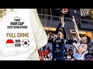 Indonesia v Korea - Full Game - FIBA Asia Cup 2021 Qualifiers