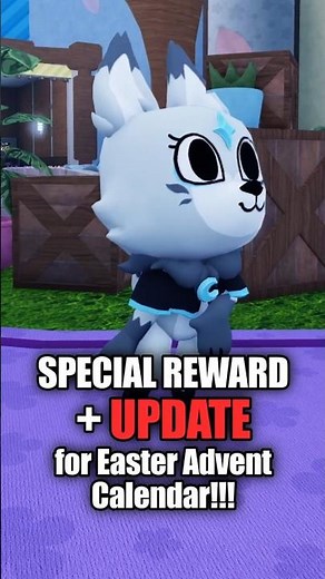 New Skins and EXCLUSIVE REWARD!! Easter Advent Calendar DAY 3 | #roblox #dandysworld #robloxshorts