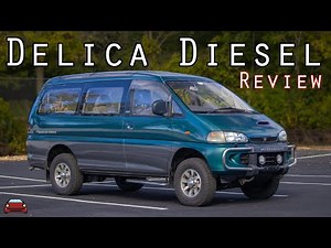 1996 Mitsubishi Delica Space Gear Diesel Review - A 3-Row Off-Road Minivan From Japan!