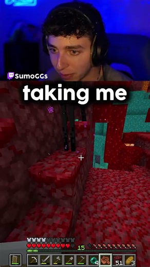 This enderman HELPED my speedrun...#shorts