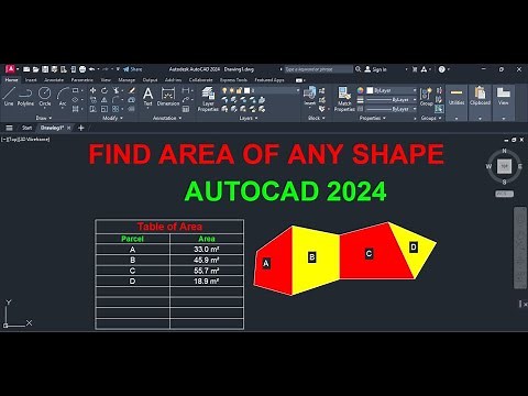 How to find area of any shape in AutoCAD