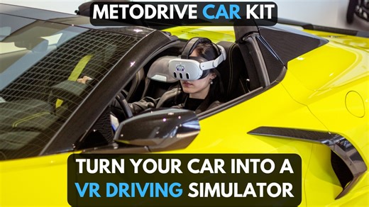 VR Driving Simulator for Your Real Car — MetoDrive Car Kit