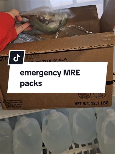 be prepared! this box of self Heating MRE meals is perfect for emergencies and bug out bags #MRE #prep #prepper #prepping #selfheatingmre #emergencyfood #emergencysurvival #bugoutbag #bugout