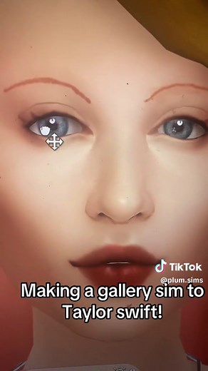 Making Taylor Swift from a gallery sim! #sims4 #ts4 #sims #sim #thesims #thesims4