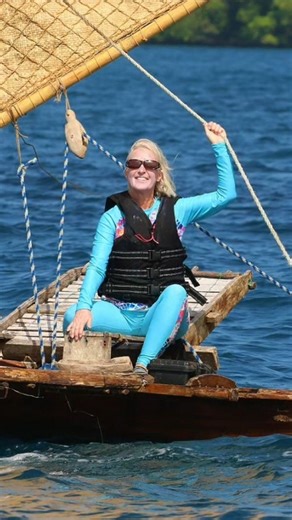 The Moana 1 was built to make a little girl’s dream come true. Today she sails for everyone who’s young at heart and eager to learn more about Micronesia’s traditional arts. #moana #palau #paddlingpalau #adventure #pacificocean #explore #palaumicronesia #travel #sail #traditionalcanoe #traditionalsail #islandlife #belau | Paddling Palau