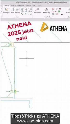 ATHENA-AutoCAD - Jetzt mit Mehrfachbeschriftung! #autocad #construction #tutorial #architecture #2d