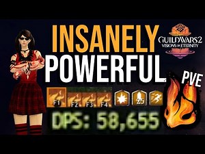 MIGHTY Fire Wizard Quickness DPS Support Evoker For PvE! [GW2 VoE] [NERFED]