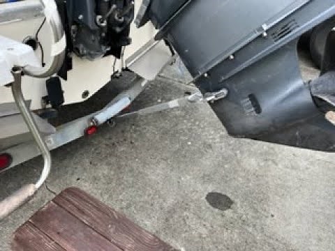 Installing a Transom Saver