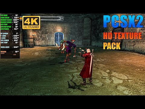 Devil May Cry 1 - ( PCSX2 4K 60FPS ) + Configuration + HD Texture Pack | PS2 Emulator (2024)