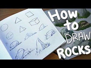 How to draw ROCKS the easy way! - A beginner tutorial