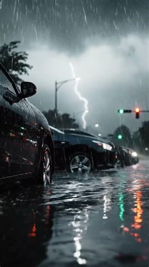 Peaceful Rainstorm in the Forest Nature ASMR Thunder & Rain Sound #calmvibes