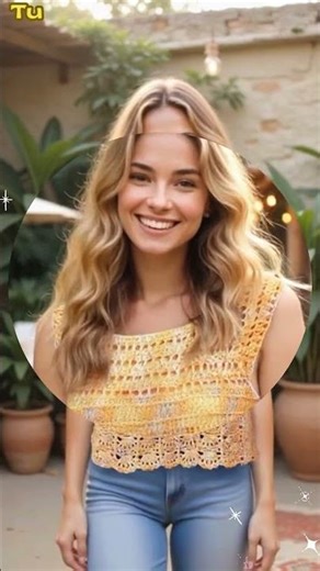 😍 MAKE A PRETTY TOP WITH OR WITHOUT SLEEVES IN CROCHET 😍 EASY "TROPICAL" TUTORIAL @MamieCrochet #...