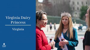 Virginia Dairy Princess Sarah Craun participated in the Beef and...