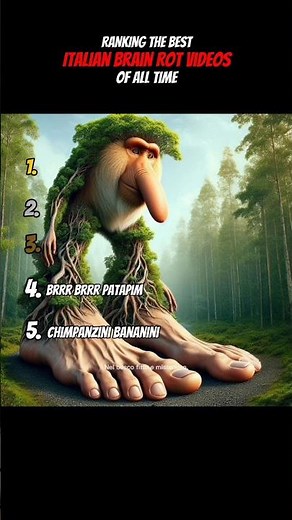 Top 5 Italian Brain Rot Videos That Will Break Your Brain! 😂 #shorts #memes #humor #disney