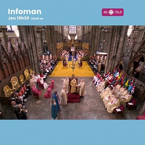 Hier, c’était la dernière émission de la saison d’Infoman ! Ils nous ont offert un Couronnement Express de Charles III. | Radio-Canada