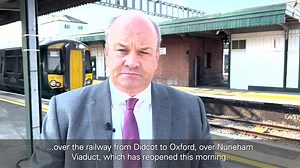 A full timetable service resumes tomorrow, Saturday 10 June, following the reopening of the Oxford-Didcot line. It has been closed for the past 10 weeks to allow @networkrailwest to complete emergency repairs to Nuneham Viaduct, near Abingdon. GWR Managing Director Mark Hopwood has thanked customers for their patience and understanding while the work was carried out. Please check journey times at https://www.gwr.com/check | GWR