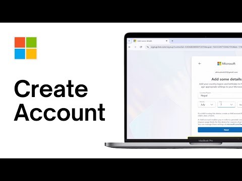 How to Create Microsoft Account in Laptop