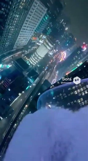 This High-Rise Water Slide Is Insane 😱 #waterslide #extreme #pov