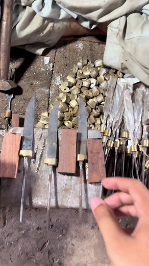 Do you like kitchen knife 🔪😃 watch this kitchen knife making process 😎😍 #foryou #kitchenknife #KnifeMaking #usatiktok🇺🇸 #knives #foryourpage