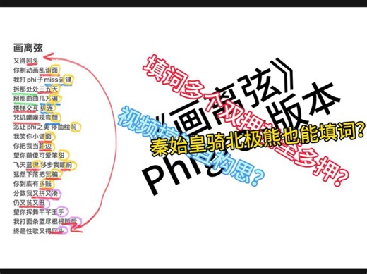 【Phigros填词】《画离弦》Phigros版本
