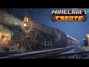 We updated the POLAR EXPRESS with Create Mod! 🎅 | Train Tutorial