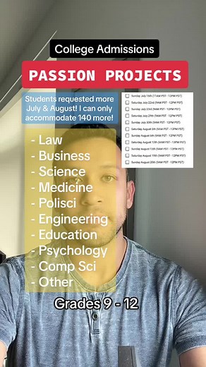 Unique Passion Project Ideas for College Students