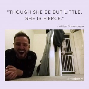 131K views · 2K reactions | These parents put up baby gates in their daughter's room—but that didn't stop her from making a daring escape!  | Motherly | Facebook