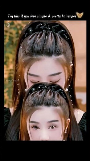 Try this if you Love Simple & Pretty Hairstyle 🌹 Tutorial 🌷 Fairy Hair Lab 🍁