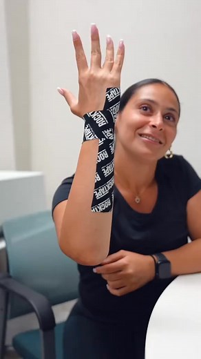 4K views | Kinesio taping for wrist stability involves applying elastic therapeutic tape to support and stabilize the wrist without restricting its range of motion The tape is designed to lift the skin slightly | Emchưa | Facebook