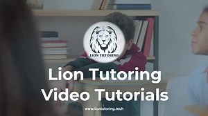 Enhance your academic skills with Lion Tutoring's online video tutorials! 🦁📚 #LionTutoring #VideoTutorials #ExcelInStudies