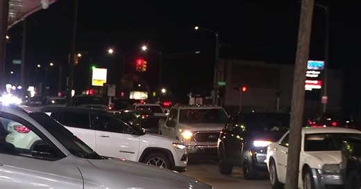 Detroit gas giveaway: Vehicles line up for hours for free gas on city's west side