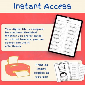 Addition Math Workbook: 130 Printable Worksheets (PDF) - Etsy