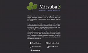 Mitsuba 3 - 技術論文の映像でもよく採用されるオープンソースレンダラーの新バージョン！