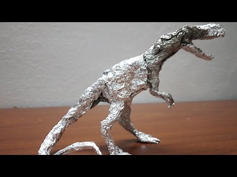 HOW TO MAKE THE T-REX OuT OF FOIL!!