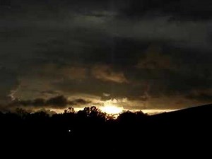 Cumulus Fractus caught in the outer bands of Tropical Storm