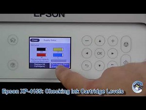 Epson Expression Home XP-4150/XP-4155: How to Check Estimated Ink Levels