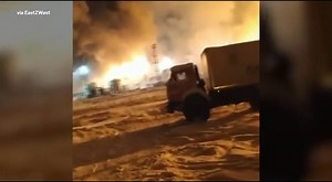 Video: Huge explosion at Russia's Markovskoye oil and gas field