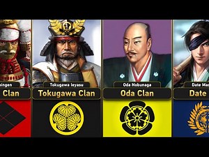 JAPANESE SAMURAI CLANS | Famous Daimyos | Shisei Seido